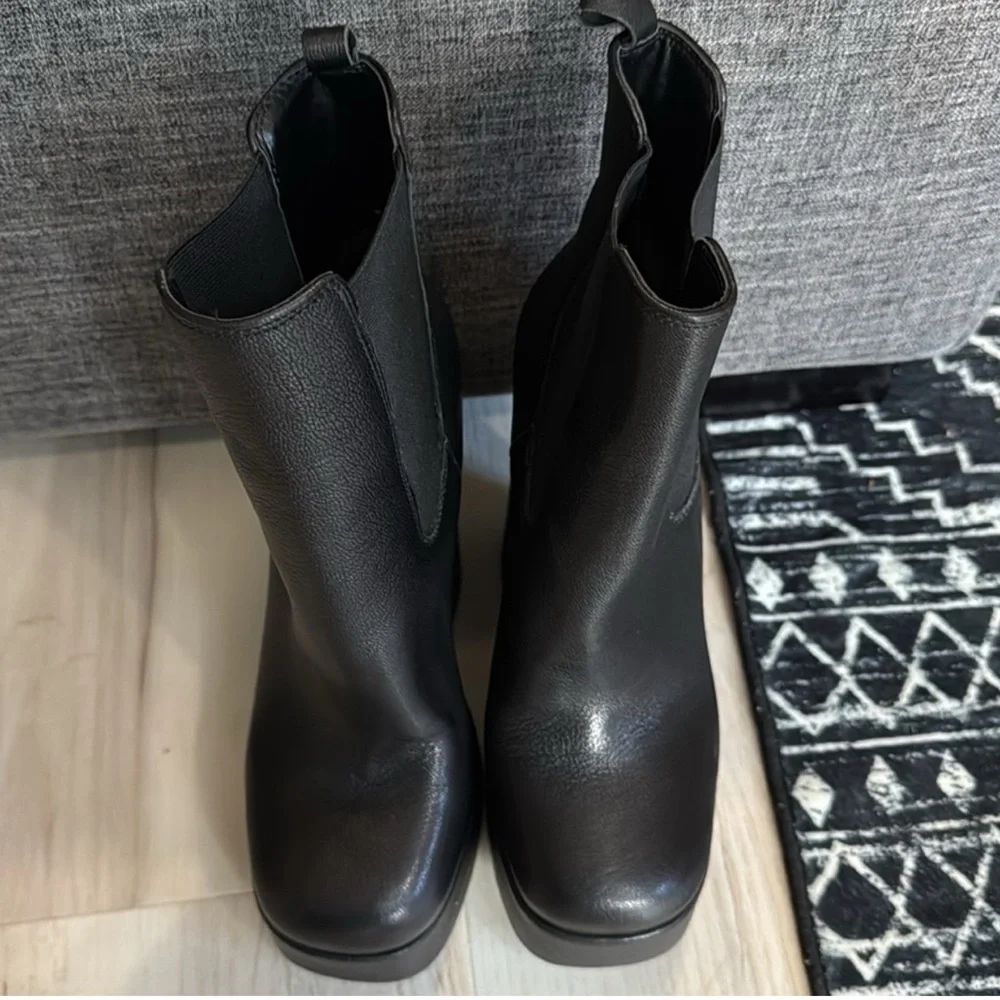 Jessica Simpson Womens Shamira Stretch Ankle Boots Black - Picture 2 of 3